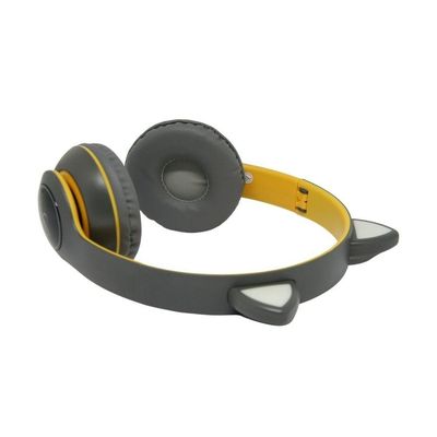 Cat Ear Headphone Led Ct-66 Cor Amarelo