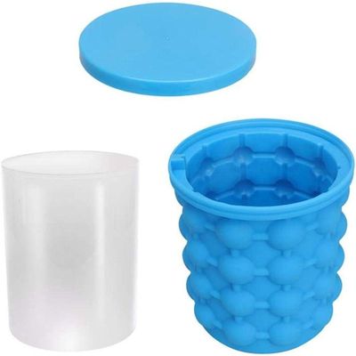 Balde Forma De Gelo Silicone Ice Magic Cube - Balde P/ Gelo