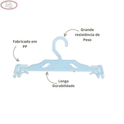 Kit 300un. Cabide Para Lingerrie Pp Branco