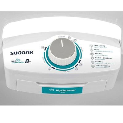 Tanquinho Neo Turbilhão 8kg Branco Suggar 220V