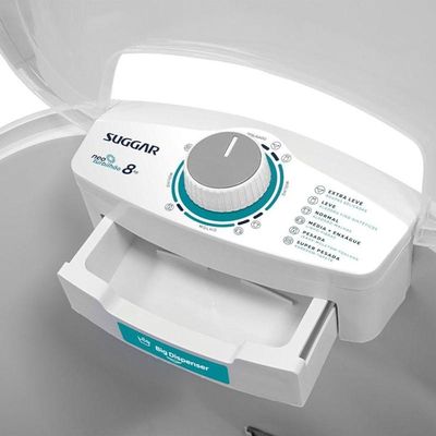 Tanquinho Neo Turbilhão 8kg Branco Suggar 220V