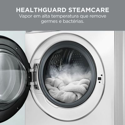 Máquina de Lavar Roupas 11kg Branca Slim HealthGuard Conectada Midea MF201W110WB/WK-01 - 110V