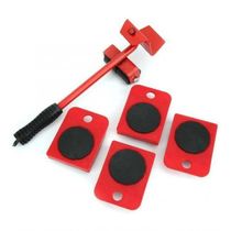 Aparelho Movedor Móveis Materiais Pesados Kit 5 Peças Slider
