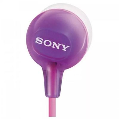 Fone De Ouvido Sony Mdr-ex15lp Sem Microfone Conector 3.5mm P2 Roxo