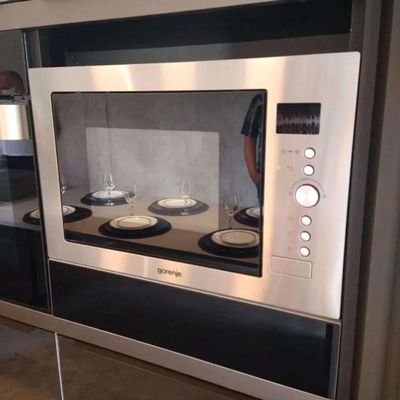 Forno Micro-ondas Gorenje Combinado De Embutir BM321A7X 32 Litros 60 Cm 220V