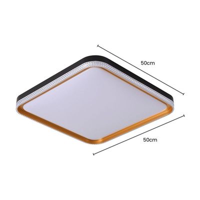 Plafon Skylight Queenstown 4050 Led Bivolt Preto-dourado