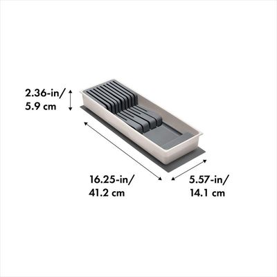 Organizador 5 Facas Para Gaveta Expansível 6x41x14cm Oxo