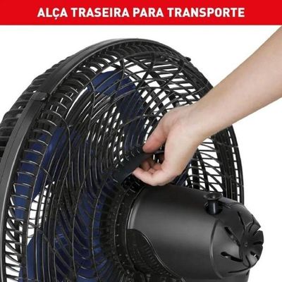 Ventilador De Coluna Arno Xtreme VE9R 40cm 9 Pás Preto 110V