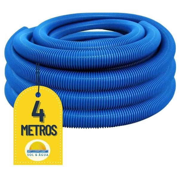 Mangueira Para Limpeza De Piscinas Flexível Flutuante 04 Metros