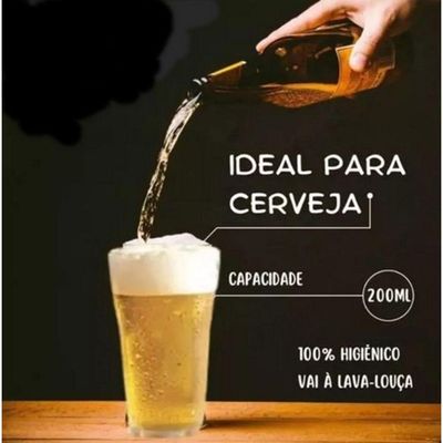 Copo De Vidro Cerveja Chopp Boteco 6 Unidades