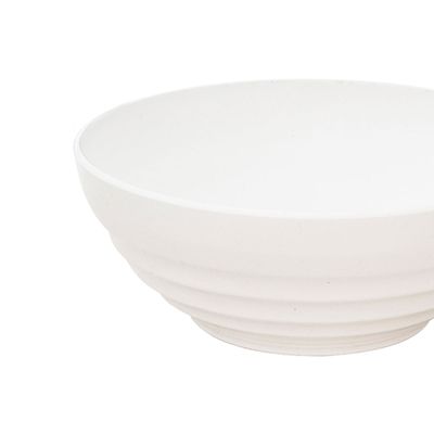 Bowl Oriental Redondo 1,2L Branco em Polipropileno