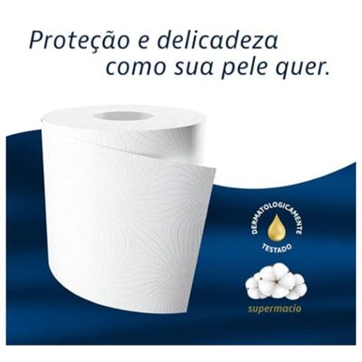 Papel Higiênico Mili  60m Folha Dupla  Neutro -12 rolos