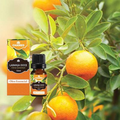 Óleo Essencial De Laranja Doce 10ml 100% Puro Chamed