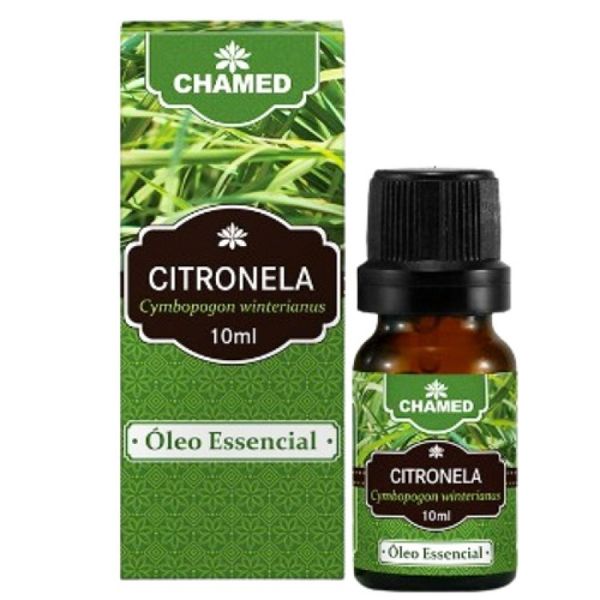 Óleo Essencial de Citronela 10ml 100% Puro Chamed / Chamel