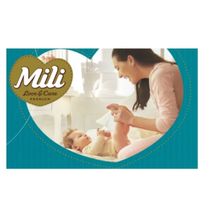 Fralda Descartável MILI Love & Care RN   5 pacotes c/ 18 fraldas (Total: 90 fraldas)  Premium