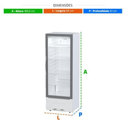 Refrigerador Expositor De Bebidas 400L Branca 0ºc A 5ºC VV400 Br Venax 33313 220V