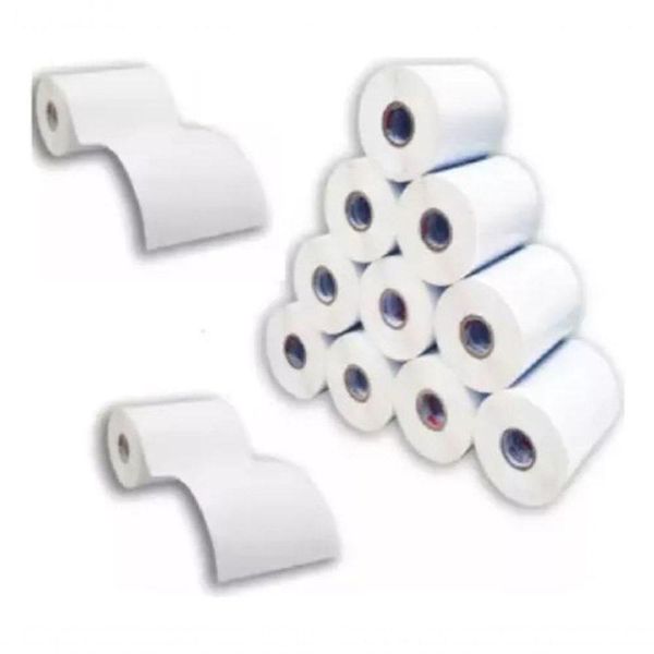 10 Rolos Etiqueta 10x15 100x150 Térmica Serrilha Economy Cor
