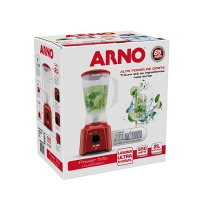 Liquidificador Arno Power Mix 550W Vermelho 110V
