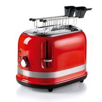 Torradeira Elétrica Ariete Moderna Vermelha 2 Fatias 6 Níveis 750w 110v - Modelo 149