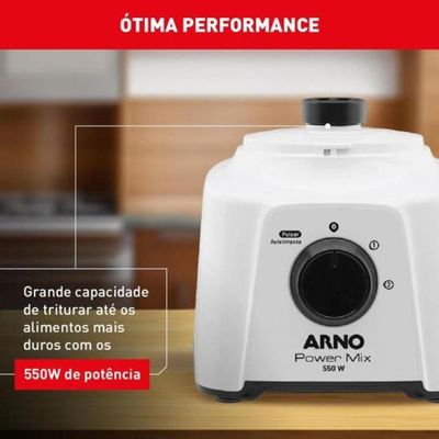 Liquidificador Arno Power Mix 550W Branco 110V