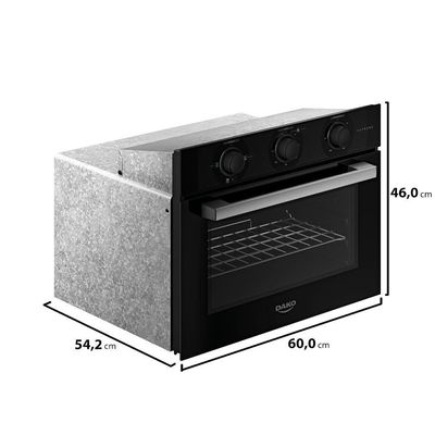 Forno De Embutir Elétrico Dako Supreme 52L Analógico Preto 110V
