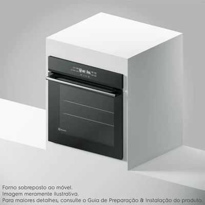 Forno De Embutir Electrolux Elétrico 80L Experience Com Foodsensor Preto (OE8EF) 220V