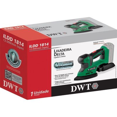 Lixadeira Delta 18V Sem Bateria-carregador Ildd1814 Dwt