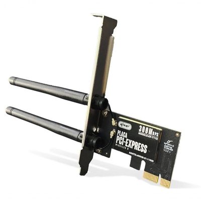 Placa Pci Express Wireless 300mbps 2 Antenas Pci-e Kp-t118