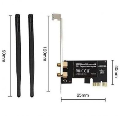 Placa Pci Express Wireless 300mbps 2 Antenas Pci-e Kp-t118