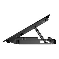 Base Suporte Resfriador Notebook 2 Coolers LED Informática - com Ventoinhas e Ajuste Ergonômico