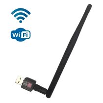 Adaptador Receptor Antena Wifi USB Wireless PC Longo Alcance - Sinal Estável e Alta Performance