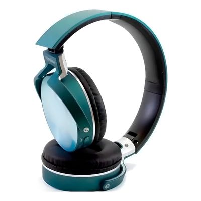 Headset Auscultadores Bluetooth Over-Ear Recarregável Cor:Verde
