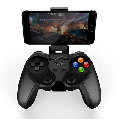 Controle Gamepad Bluetooth Suporte Celular Joystick - Bluetooth 5.0 e 2.4GHz com Suporte para Celular
