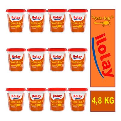12 Pote De Doce De Leite Argentino Ilolay 400g Original