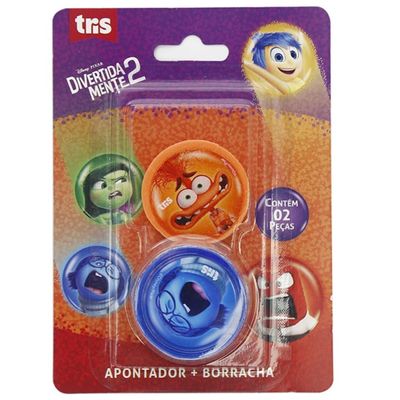 KIT APONTADOR COM DEPÓSITO + BORRACHA DIVERTIDAMENTE - TRIS