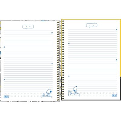 CADERNO CAPA DURA UNIVERSITÁRIO SNOOPY CORE 1M 80F - TILIBRA