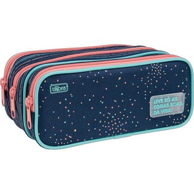 ESTOJO TRIPLO ACADEMIE DOTS TILIBRA