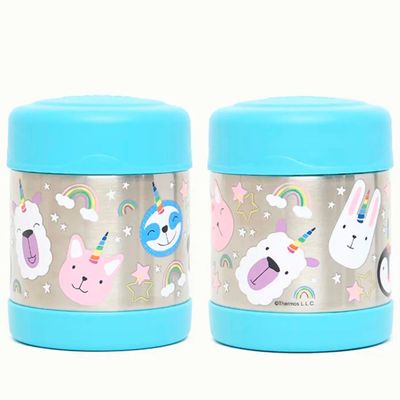 POTE TÉRMICO FUNTAINER UNICORNIO COLORIDO - 290 ML - THERMOS