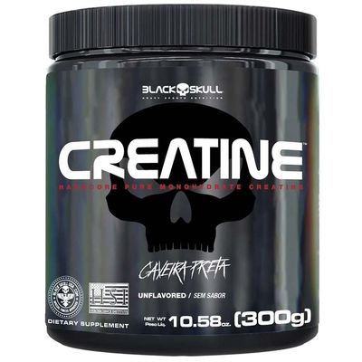 Creatine 300G black skull