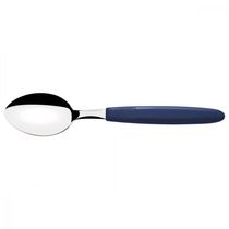Colher para Sobremesa Tramontina Ipanema com Lamina em Aço Inox e Cabo de Polipropileno Azul
