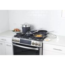 CONJUNTO CUISINART DE PANELAS ANODIZADA ANTIADERENTE 11 PEÇAS PRETO DSA-11