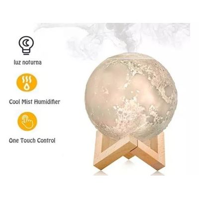 Difusor De Aromas e Umidificador Lua A Cheia