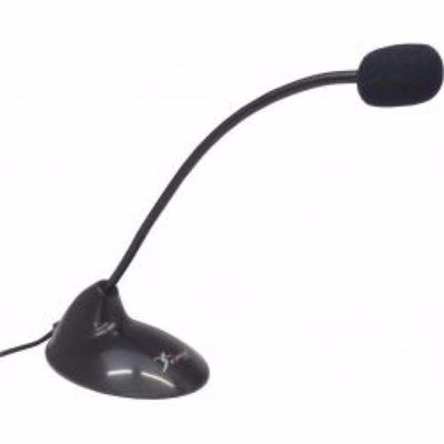Microfone Gamer de Mesa Knup Podcast Para PC e Notebook P2 Pedestal Kp-903
