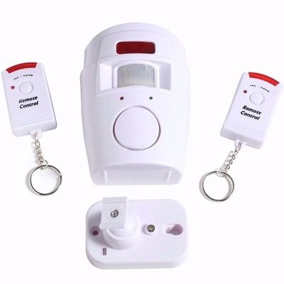 Kit Alarme Sem Fio Residencial Apt Comercial com 2 Controle Remoto