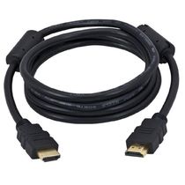 Cabo HDMI V.2.0 3D 4K Ultra HD 6mm Preto - 1.8 Mts