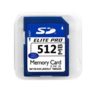 Cartão de memória SD 512MB HIGH SPEED Elite PRO