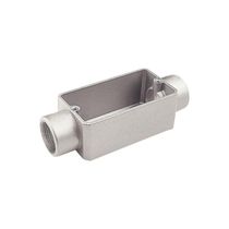 Condulete fixo 1.1/2" tipo "C" - com tampa / rosca BSP / sem pintura