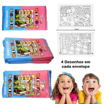 30X Bobbie Goods Cards para Colorir Pacote com 4 Unidades