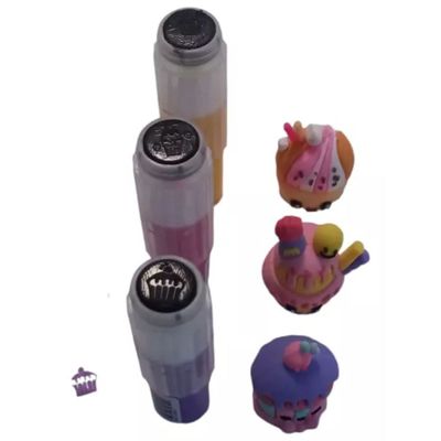 2 EM 1 MARCA TEXTO E CARIMBO DOÇURA HOLIC - C TOPPER - TRIS