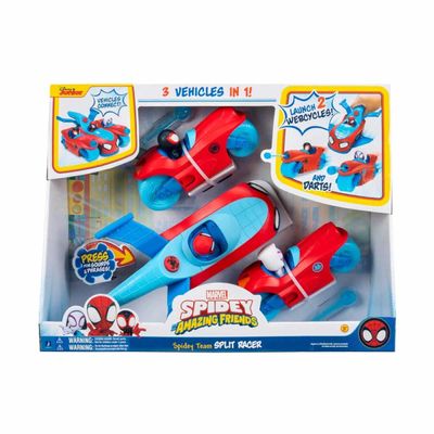 Spidey Homem Aranha Veículo Split Racer 3 Em 1 Sunny - 3058